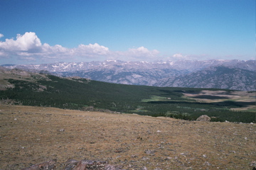 W. from Paradise Pass 11200 ft